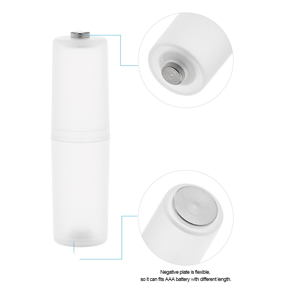 AAA To AA Battery Converter Adapter Case 4pcs Pack