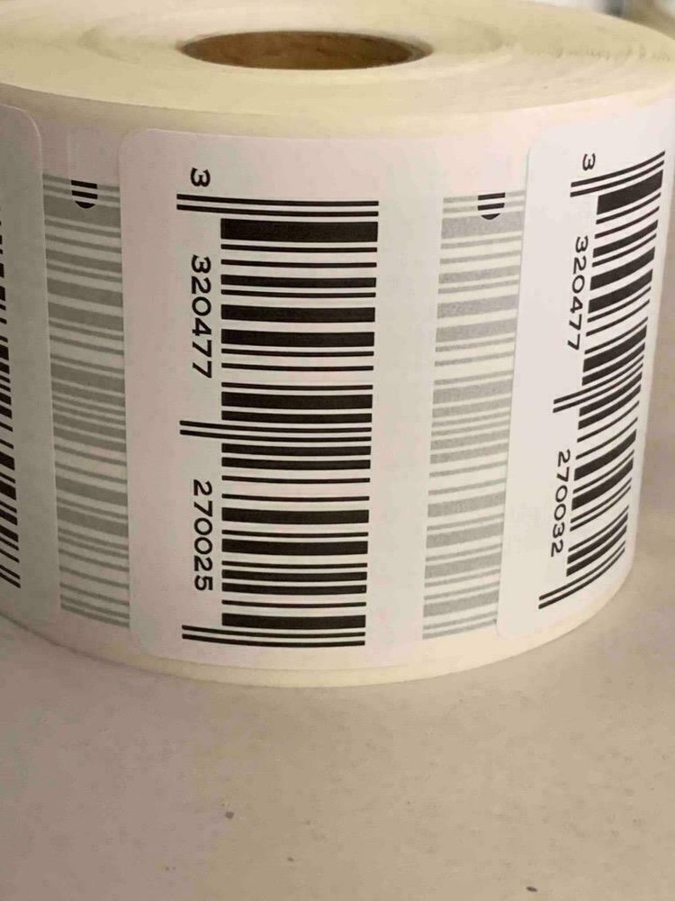 UPC Barcode Consecutive (or Same) Labels Pre-Printed CUSTOM START 2"x1" Stickers