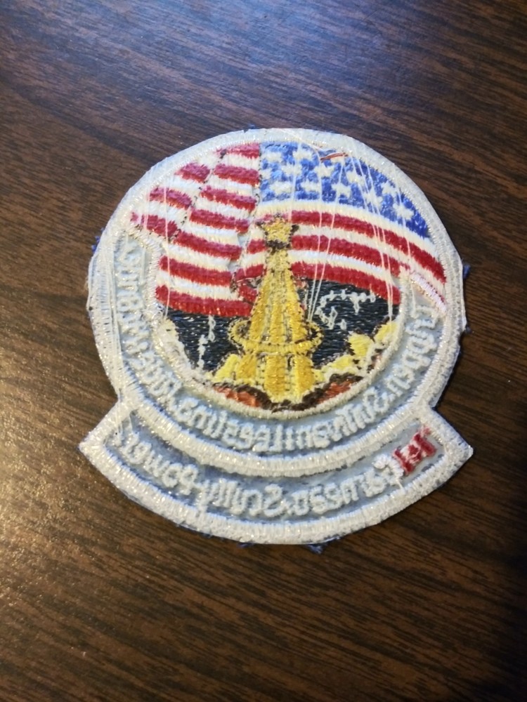 NASA STS-41-G Challenger Space Shuttle Program w/ Payload 2 - Small Round Patch