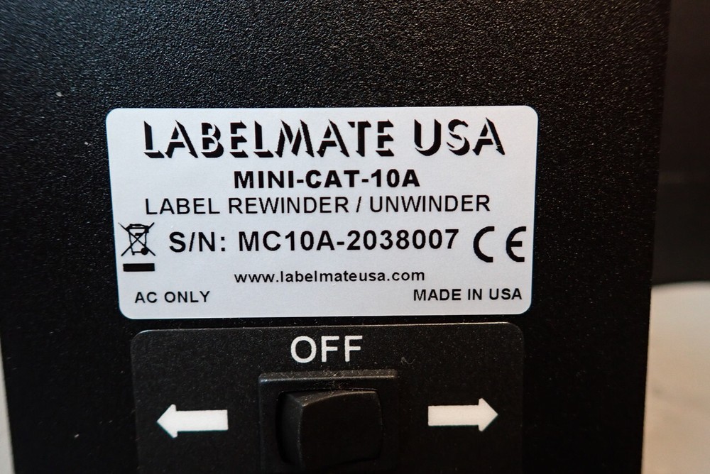 Label Mate MC-10A Universal External Rewinder