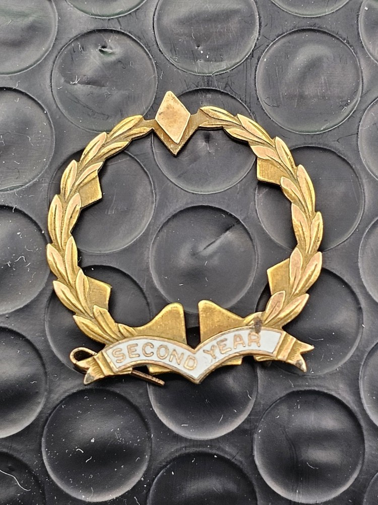 2nd YEAR 1" Frame Masonic Pin