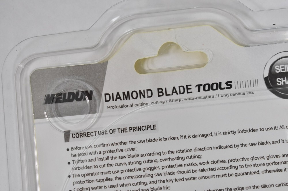 Meldun Diamond Blade Tools Professional Cutting Seiko Sharp 4-1/2" Dia Tool