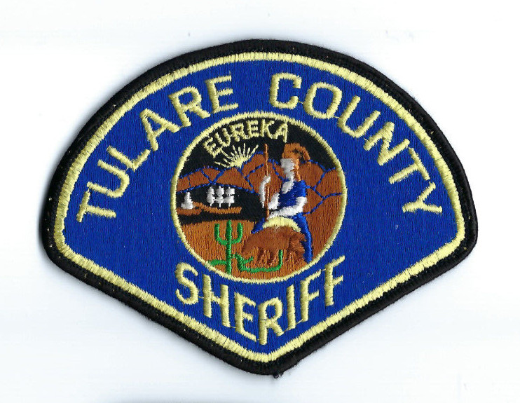 Tulare County CA California Sheriff duty-worn patch