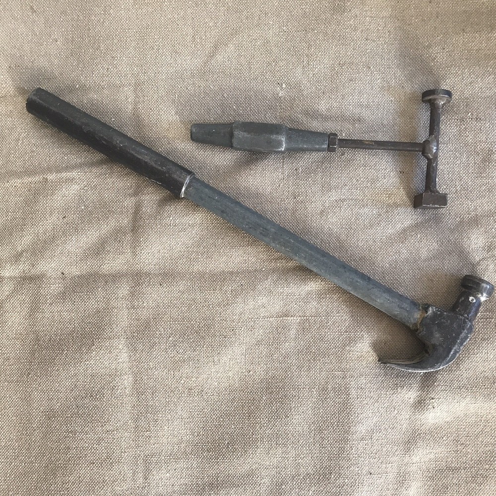 A Pair Of Handcrafted Hammers