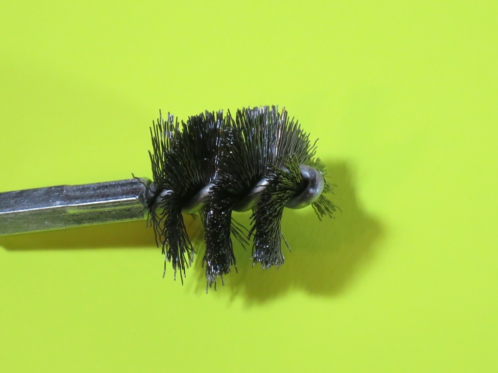 NEW Battery Post Drill Attachment Internal Cable Cleaner Brush