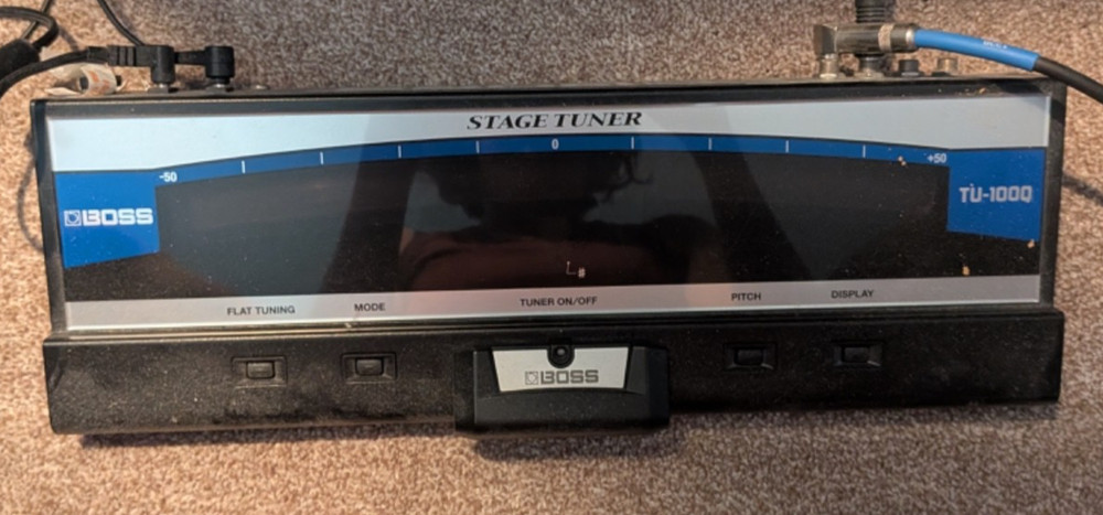 Boss TU-1000 Stage Tuner No AC Adapter