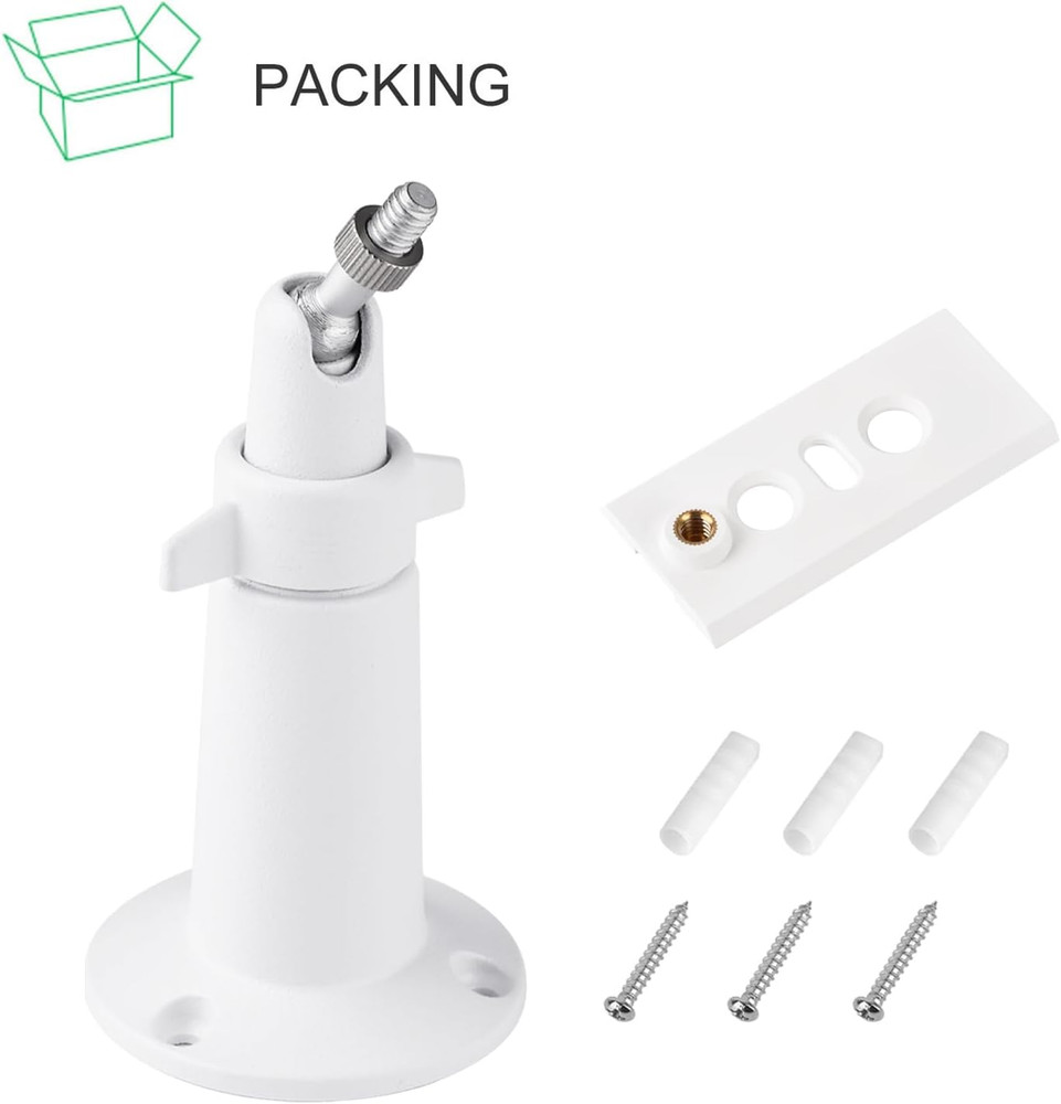 Adjustable Wall Mount for Ring Spotlight Cam Plus/Pro (Battery), 360°Degree Adju