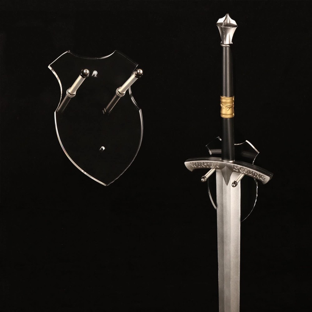 Wall-Mounted Sword Rack and Axe Holder - Vertical Display Stand (1 Set)