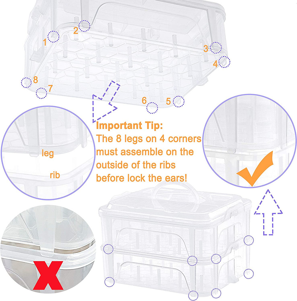 New brothread 80 Spools 500m Each Embroidery Machine Thread with Clear Plastic S