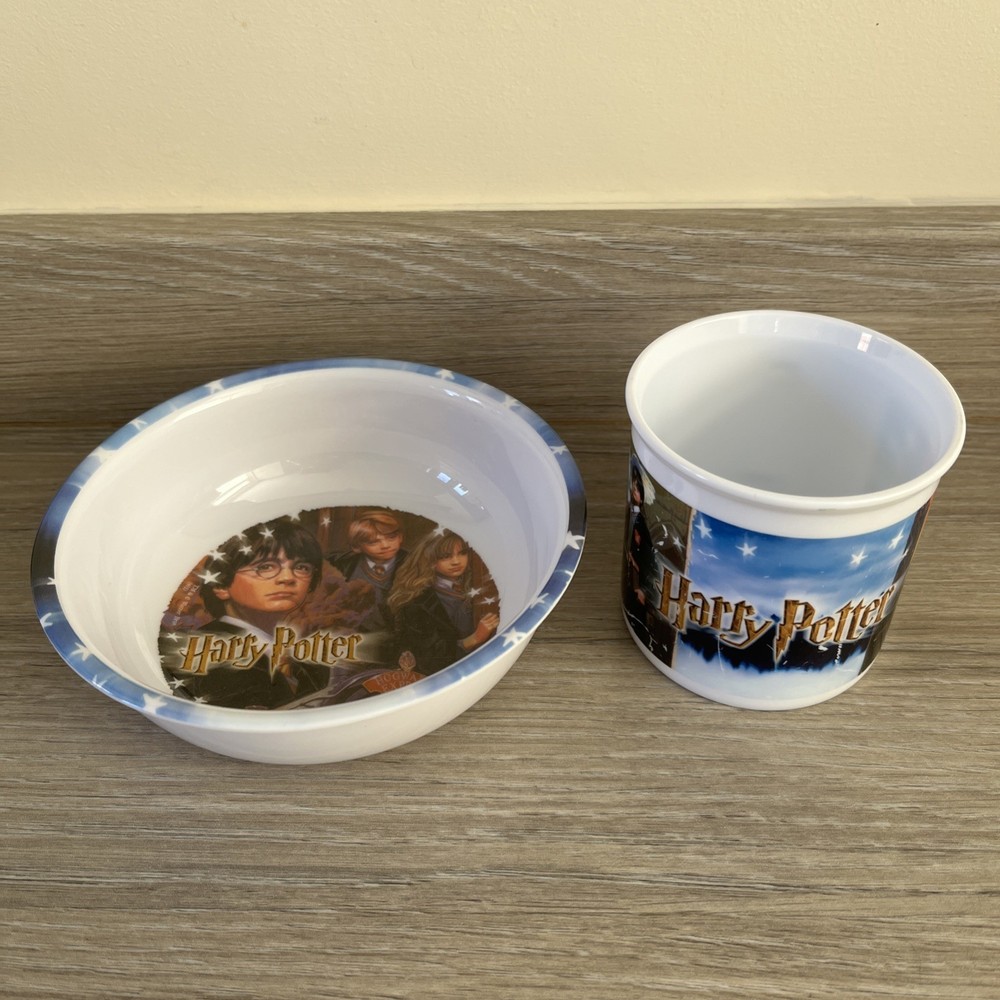 Harry Potter - Plastic Mug & Bowl - Pre-Loved