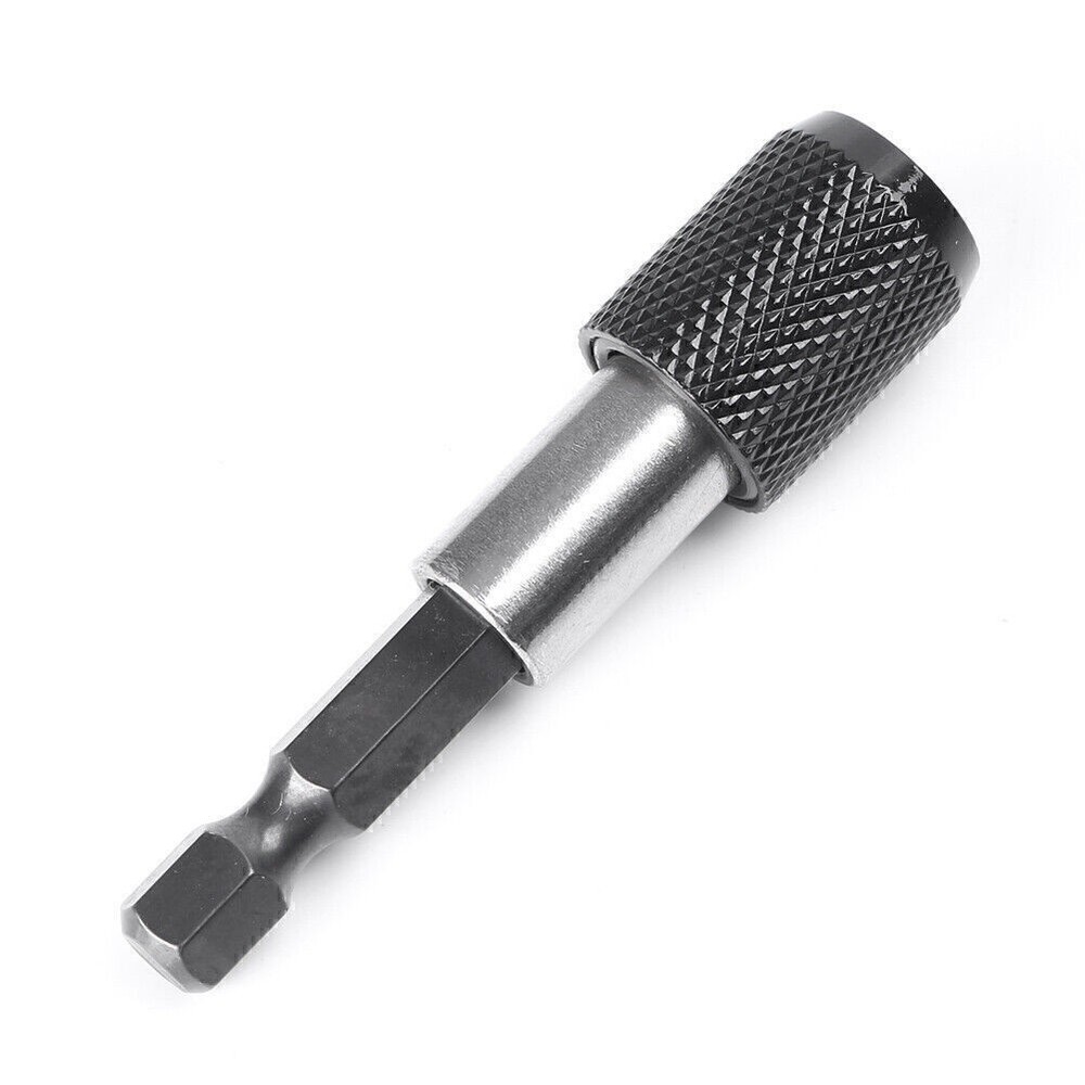 1/4" 60mm Length Hex Shank Magnetic Quick Release Screwdriver Drill Bit Holder