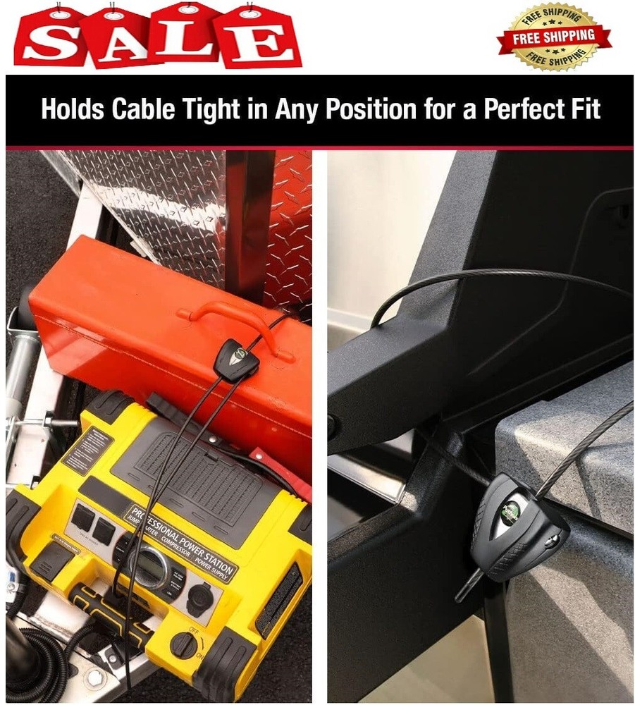 Python Cable Lock for Trail Camera Outdoor Equipment Locking Security Adjustable