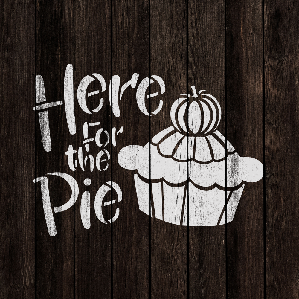 Here for The Pie Stencil - Durable & Reusable Mylar Stencils