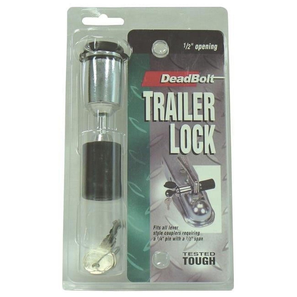 DEADBOLT LOCKS TRAILER COUPLER LATCH LOCK1/2IN SPAN