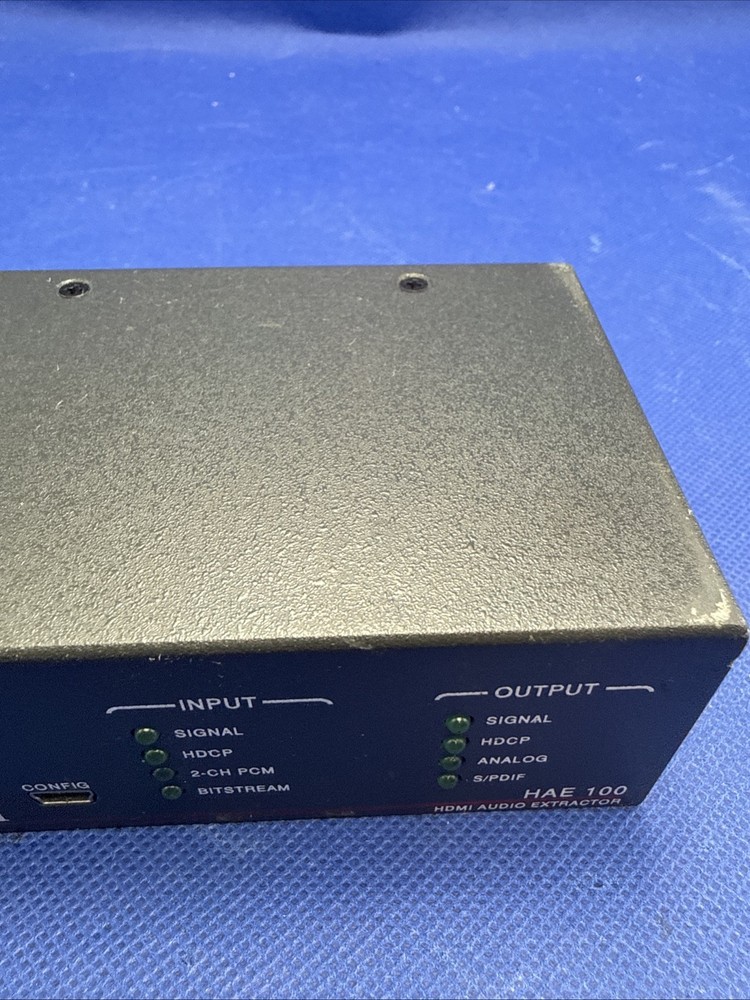 Extron HAE 100 HDMI Audio Extractor no power adapter