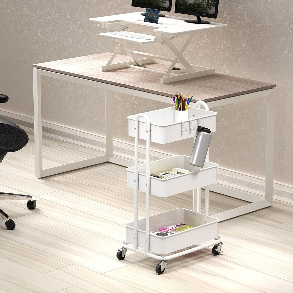 Heavy Duty Utility Cart with Locking Casters