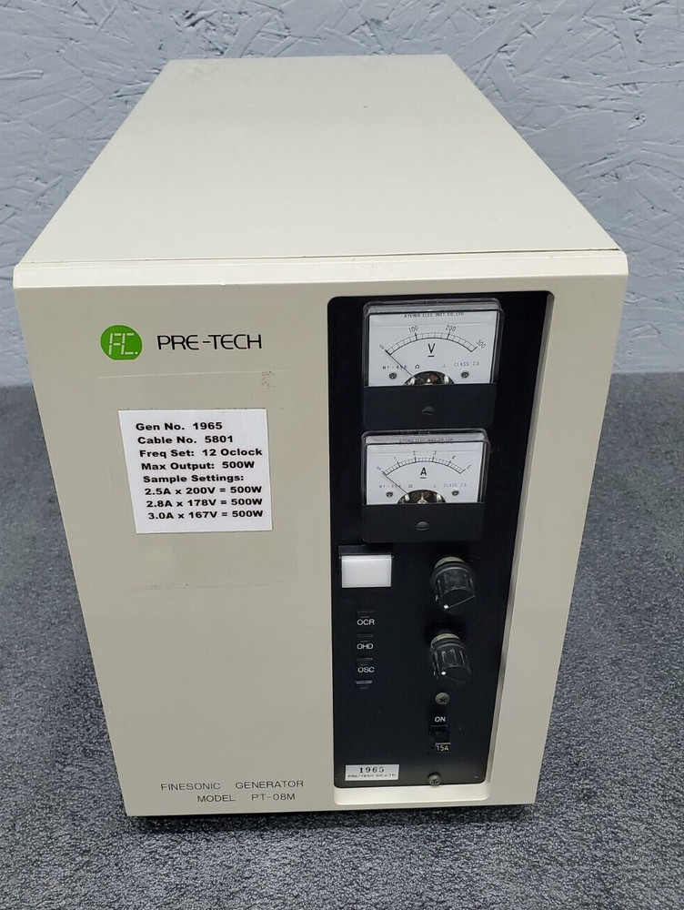 PRE-TECH FINESONIC HIGH FREQUENCY GENERATOR PT-08M