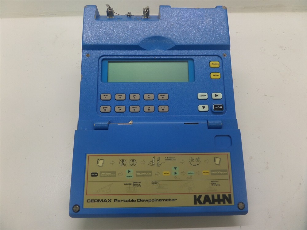 Kahn Cermax Portable Hygrometer Dewpoint Meter 75-3005 - Broken Hinge
