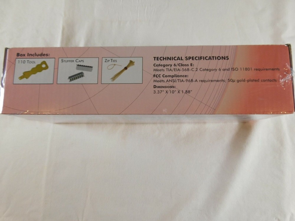 Category 6 Mini Patch Panel 12 Port, RJ45-110, Wall Mount MP117MA128