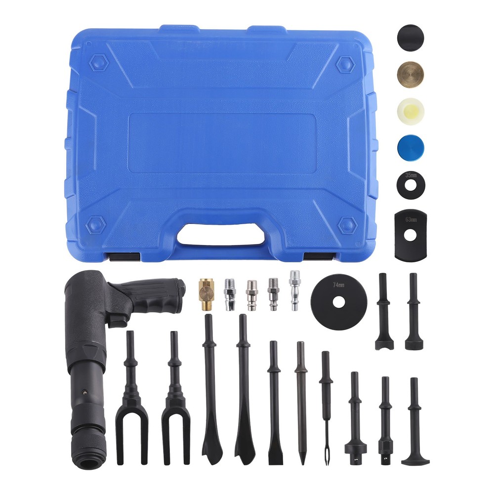 Air Hammer Kit Multi-functional Pneumatic Hammer Chisel Tool Plus Set 2100 BPM