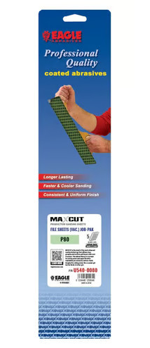 Eagle Abrasives Maxcut S-Tack Vac. File Sheets