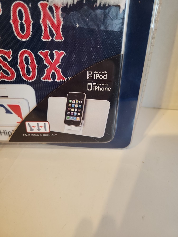 iHip Boston Red Sox Portable Speaker System New