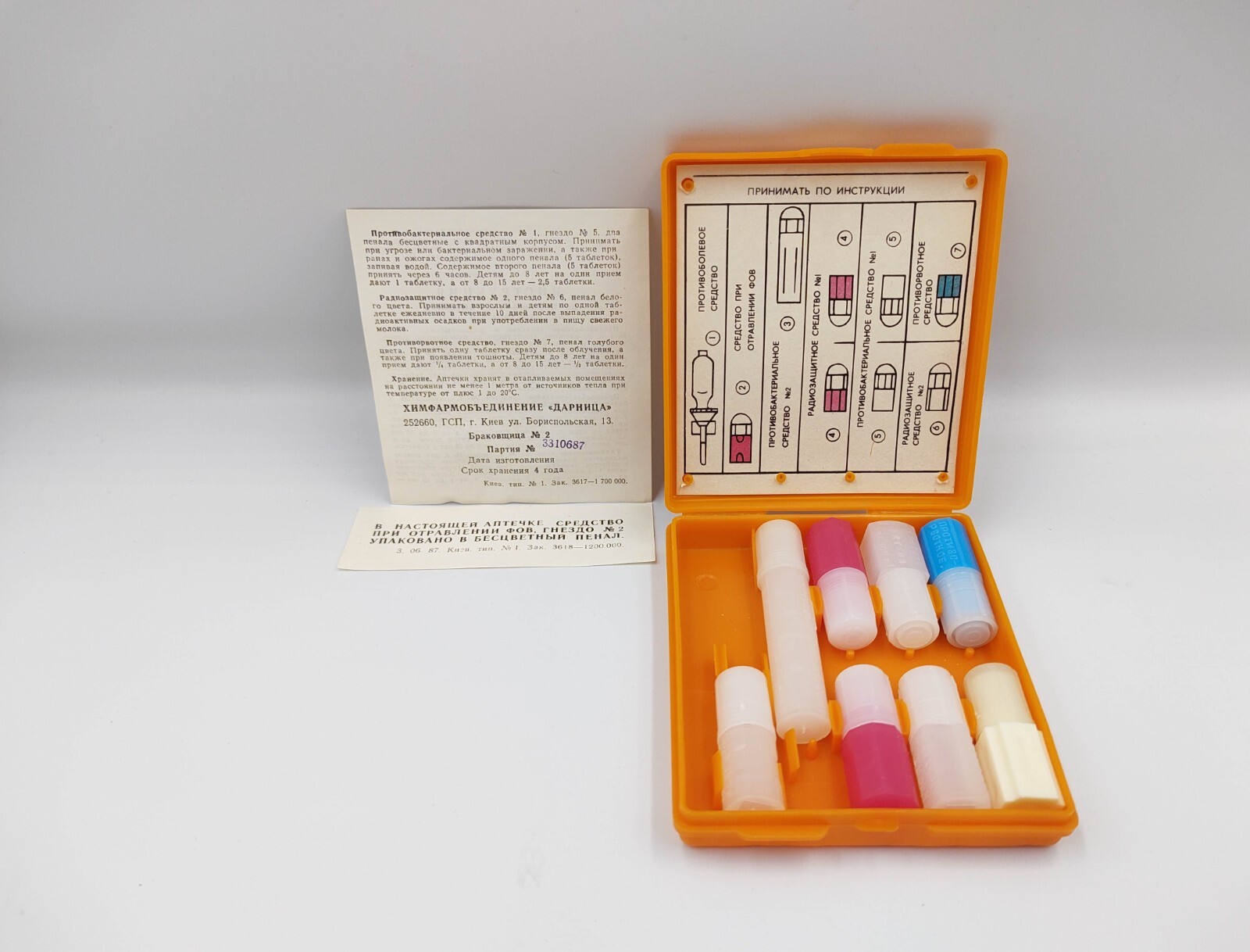 First Aid kit SOVIET USSR Army Medical box radiation protect Chernobyl STALKER