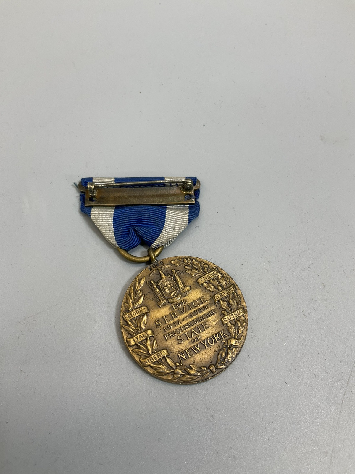 WWi New York State Victory Medal from Estate of James Denina g200