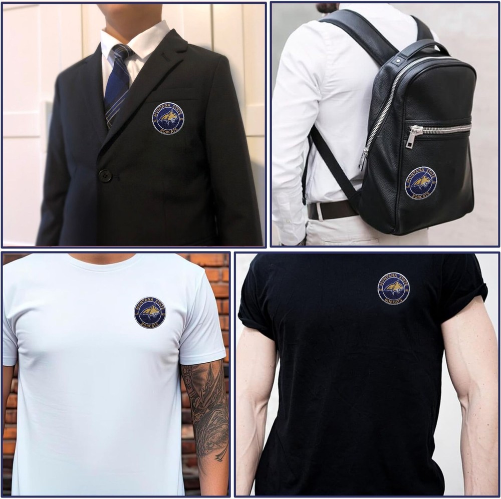 Montana State Bobcats NCAA Team Logo Iron On Patch-Sew Patch-Embroidered Patch