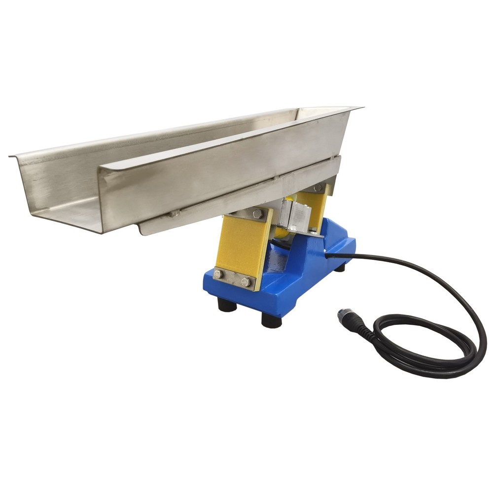 110V Micro Electromagnetic Vibrating Feeder Granular Materials Shaking Conveyor