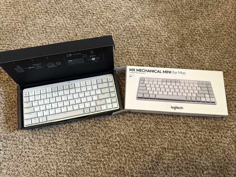 Logitech - MX Mechanical Mini for Mac Compact Wireless Keyboard - 920-010553