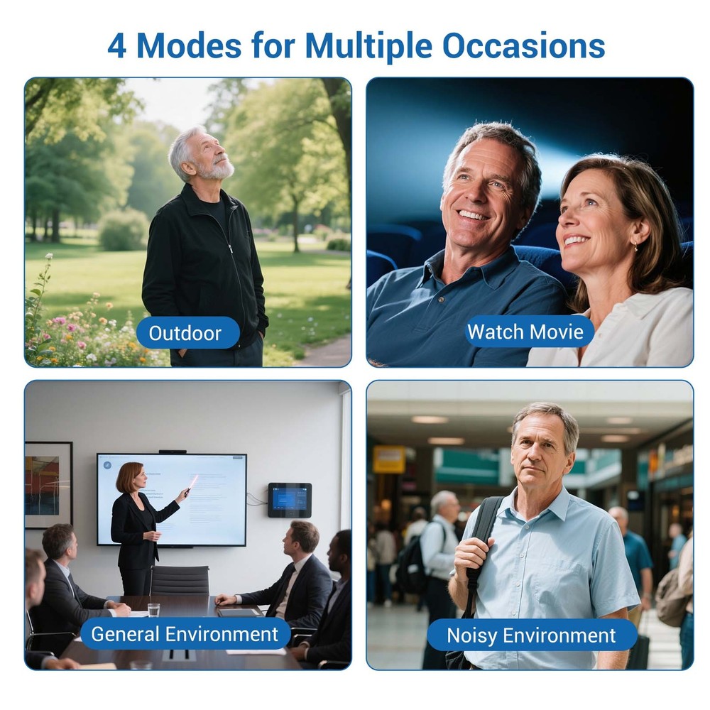Specially Designed Noise Reducing Bone Conduction Hearing Aids forThe Elderly