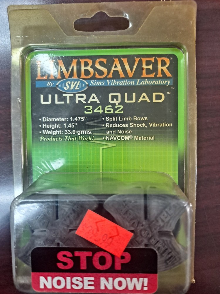 LimbSaver Ultra Quad Split Limb Vibration Dampener 3462 BLACK