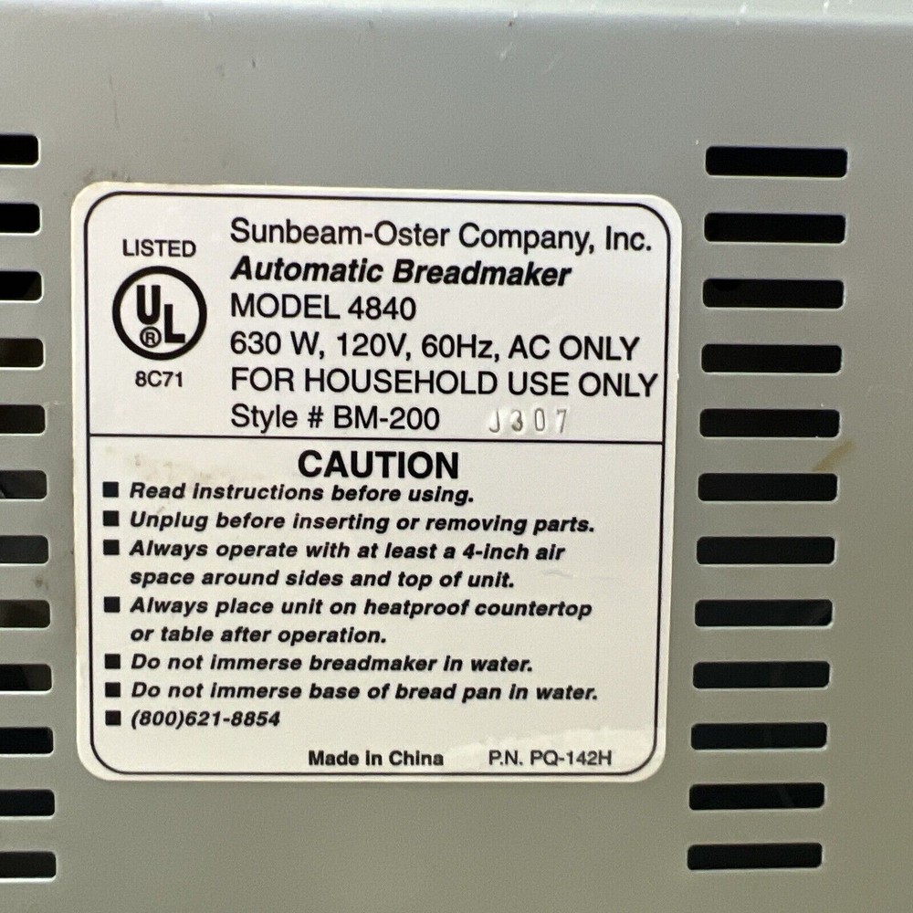 Bearing Assembly + Wing Nut Impeller for Pan in Oster Breadmaker Model 4812