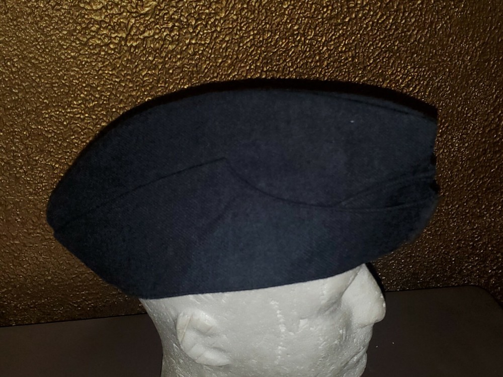 ORIGINAL UNISSUED 1942 RCAF WEDGE CAP HAT 7 3/4. ENLISTED WOOL.