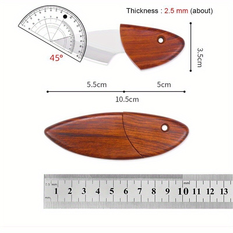 Portable Mini Knife EDC | Multipurpose Sharp Blade for Camping & Box Cutting US