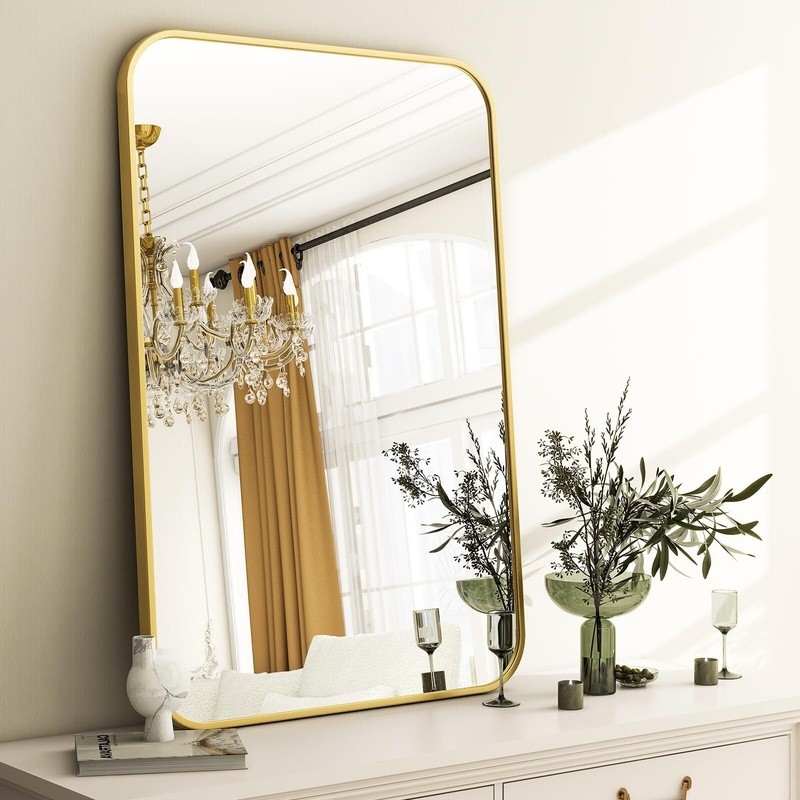 Rectangular Wall Mirror HD Explosion Proof Shatter Resistant Bathroom Decor New