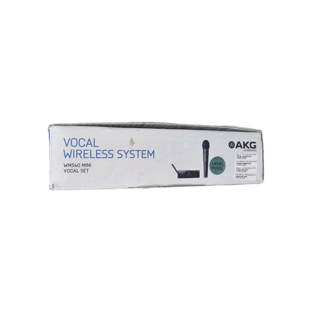 AKG WMS40 Mini Vocal Set Wireless Handheld Microphone Mic System US45C