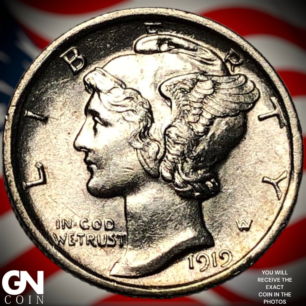 1919 P Mercury Dime Y4898