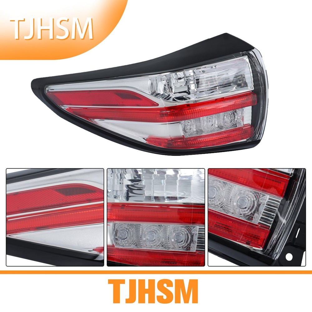 LH Tail Light Assembly Replacement for Murano 2015-2018 Left Side Tail Lamp