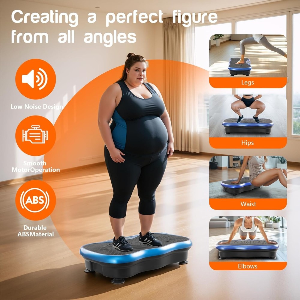 Vibration Plate Exercise Machine 10 Modes Full Body Workout