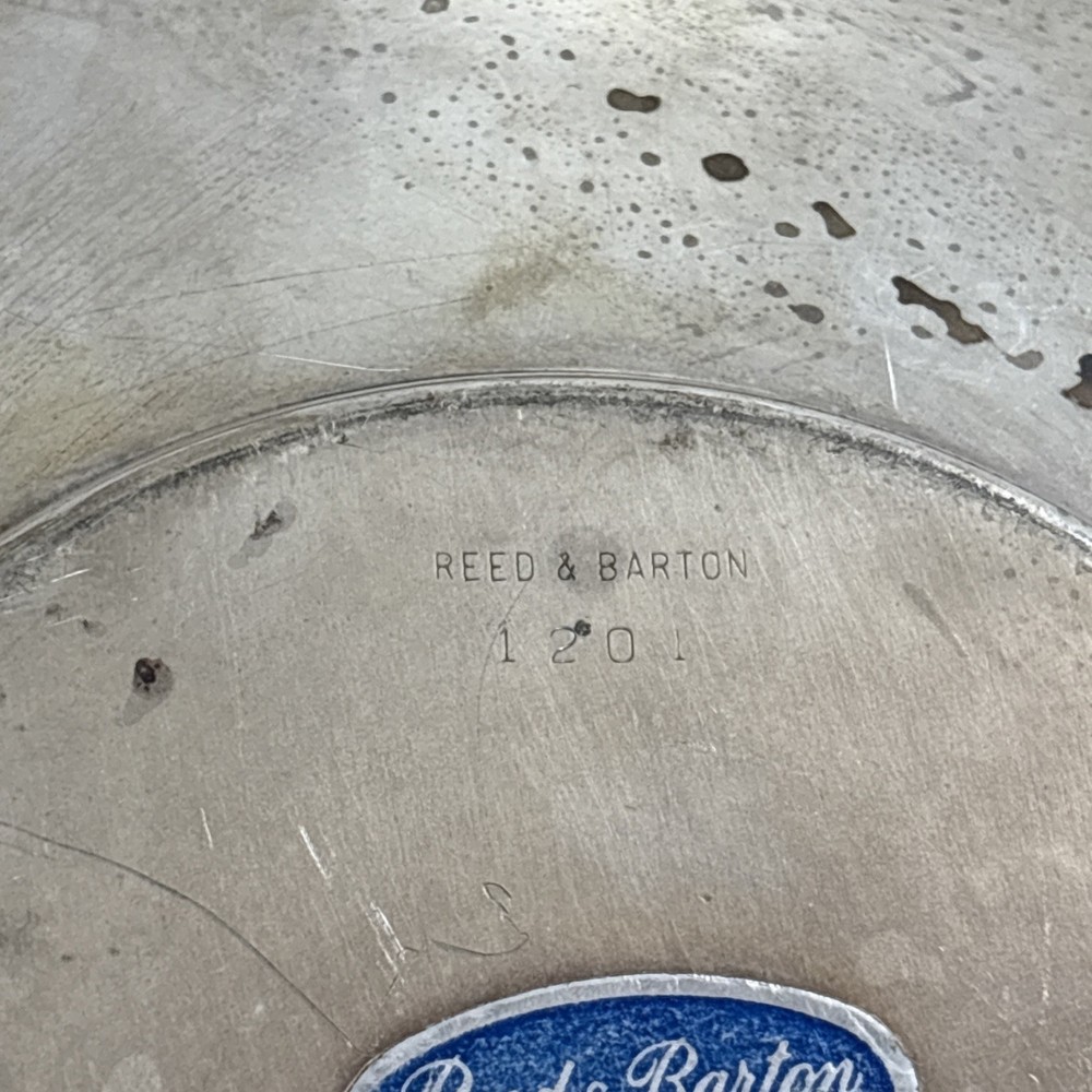 Reed & Barton Bel Air Pattern Silverplate Sandwich Platter Entryway Centerpiece