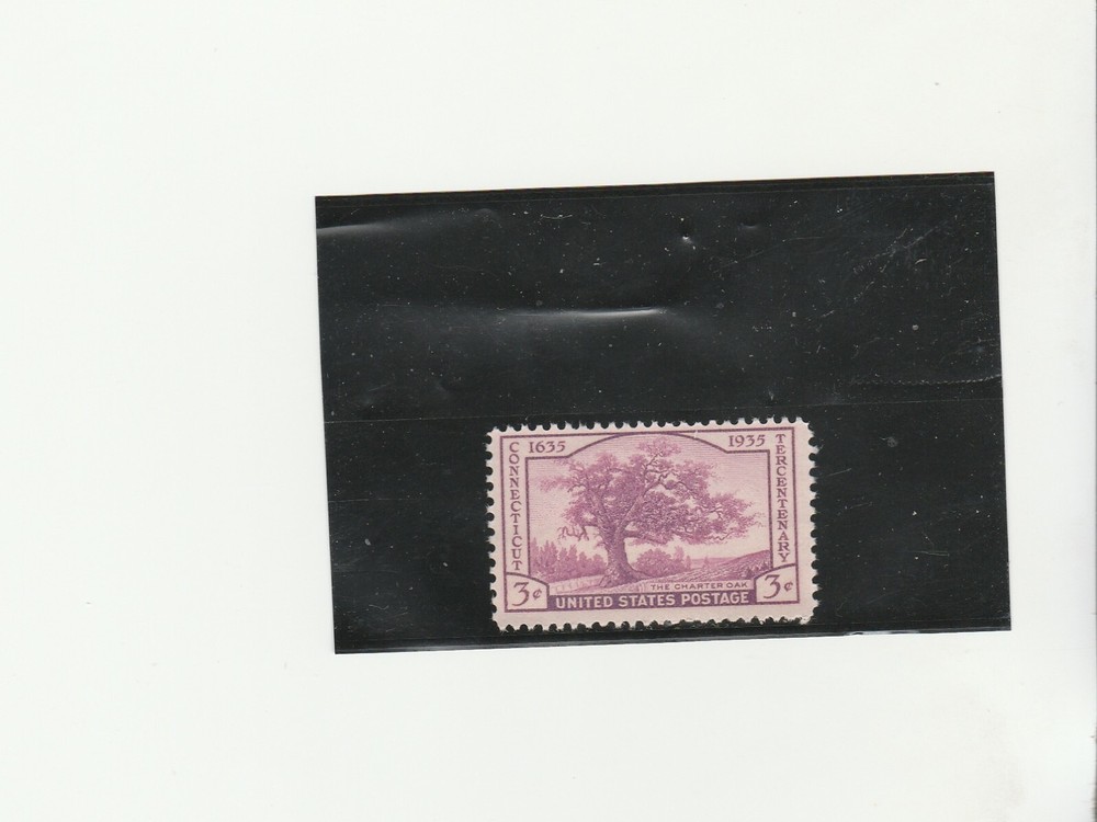 Scott # 772  US Charter Oak  M/NH  O/G