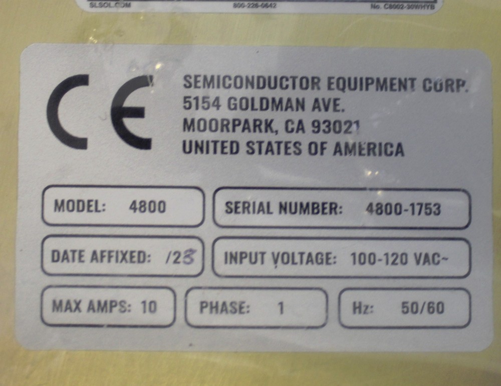 New Semiconductor Equipment Corp 4800 Die Ejector