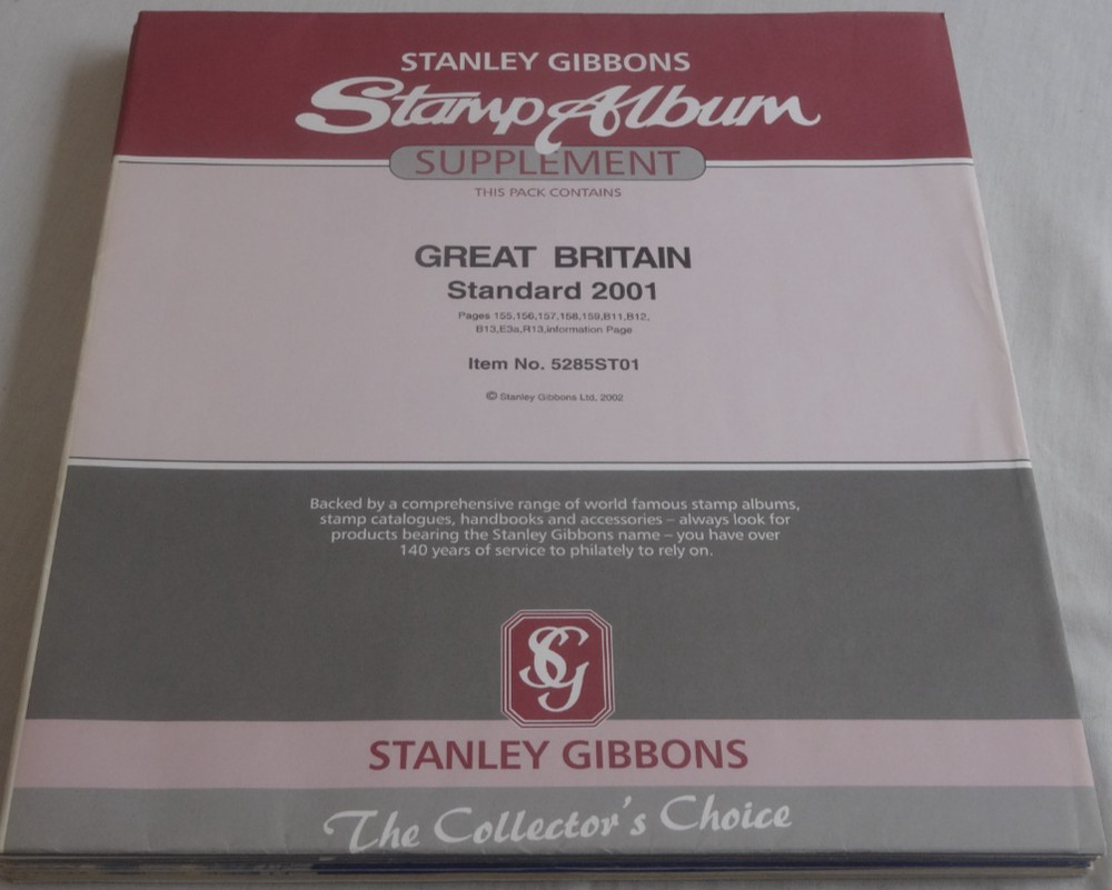 DAVO SG GREAT BRITAIN 1998 - 2004 ST SUPPLEMENT ALBUM PAGES