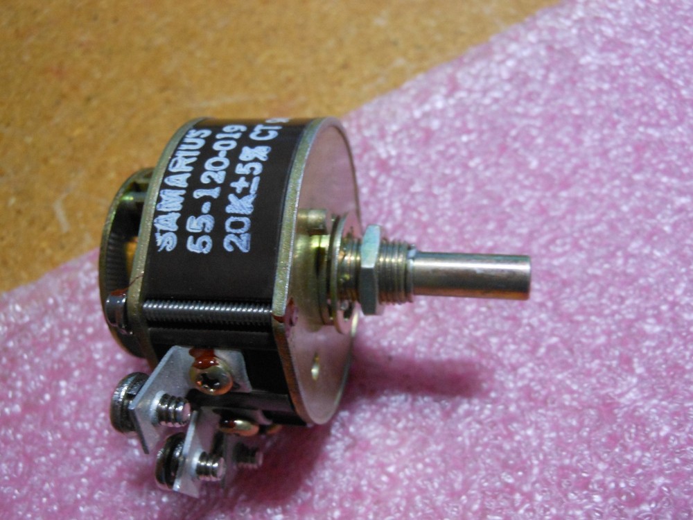 SAMARIUS VARIABLE RESISTOR # 55-120-019 NSN: 5905-01-159-0776