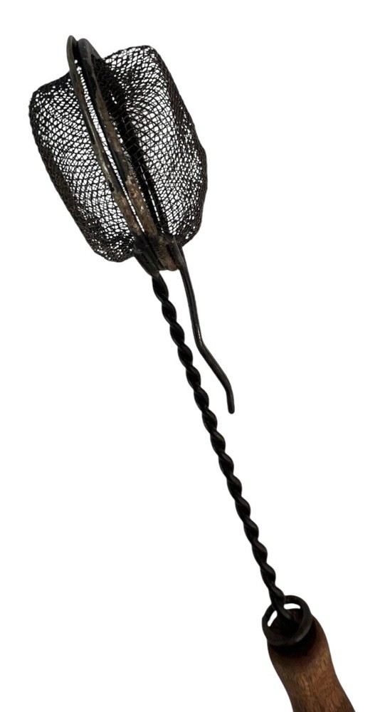 Kitchen Strainer Primitive Long Handle Double Side Soap Sieve Spice Steeper