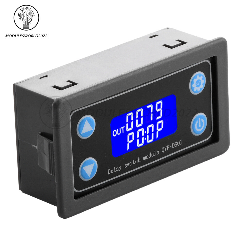 DC6-30V One Way Delay Cycle Timer Relay Module Timing Control Switch QYF-DS01