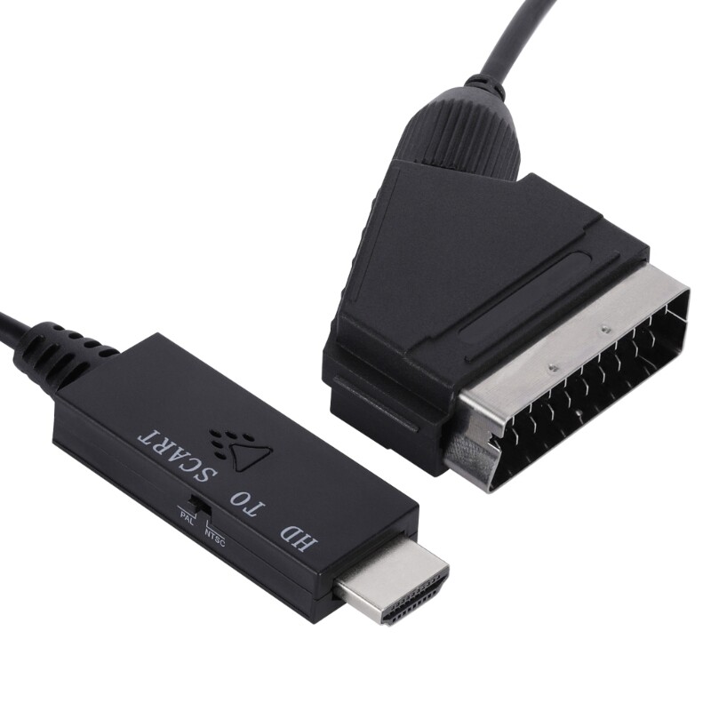to Scart Adapter Converter Convert High-Definition Video Regular
