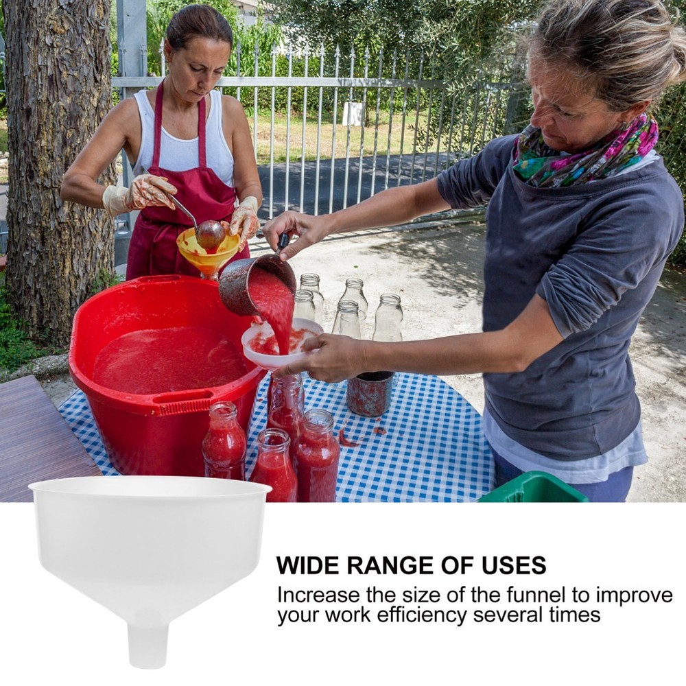Portable Plastic Funnel Practical Kitchen Tool for Filling Beer